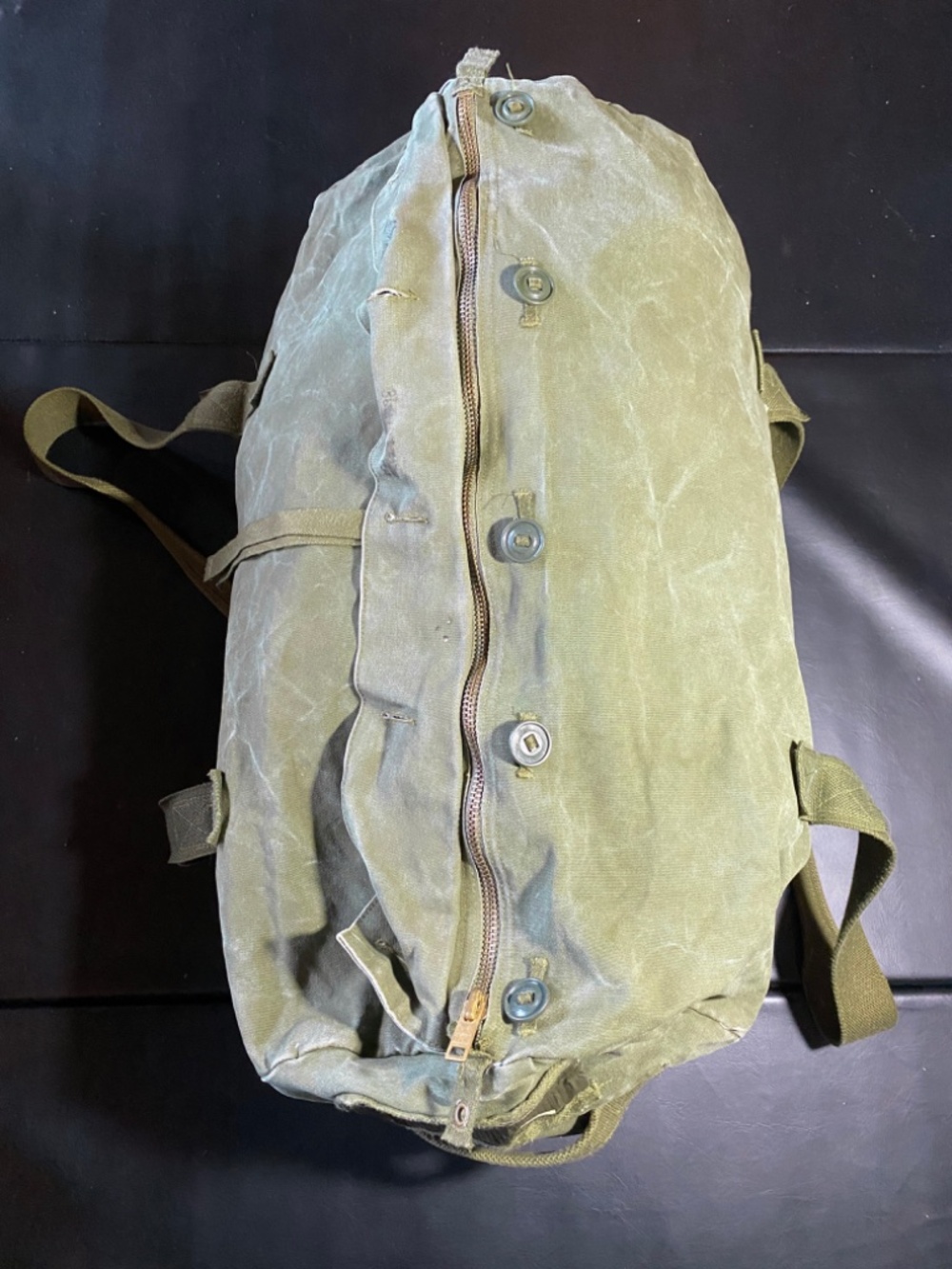 Vintage Large Military Duffle Bag Genuine Canadian Armed Forces